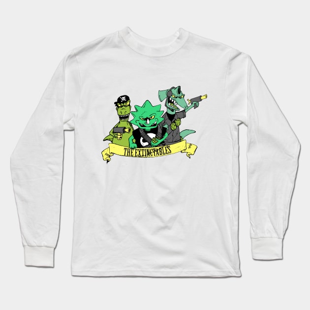 The Extinctables Long Sleeve T-Shirt by VintageGrim